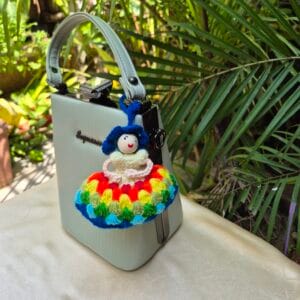 Doll Shaped Crochet Bag Charm